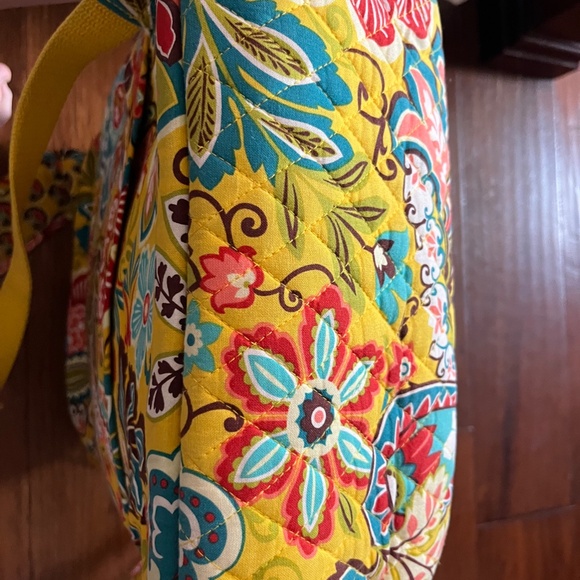 Vera Bradley Provencal Yellow Floral Paisley Backpack - Picture 10 of 10